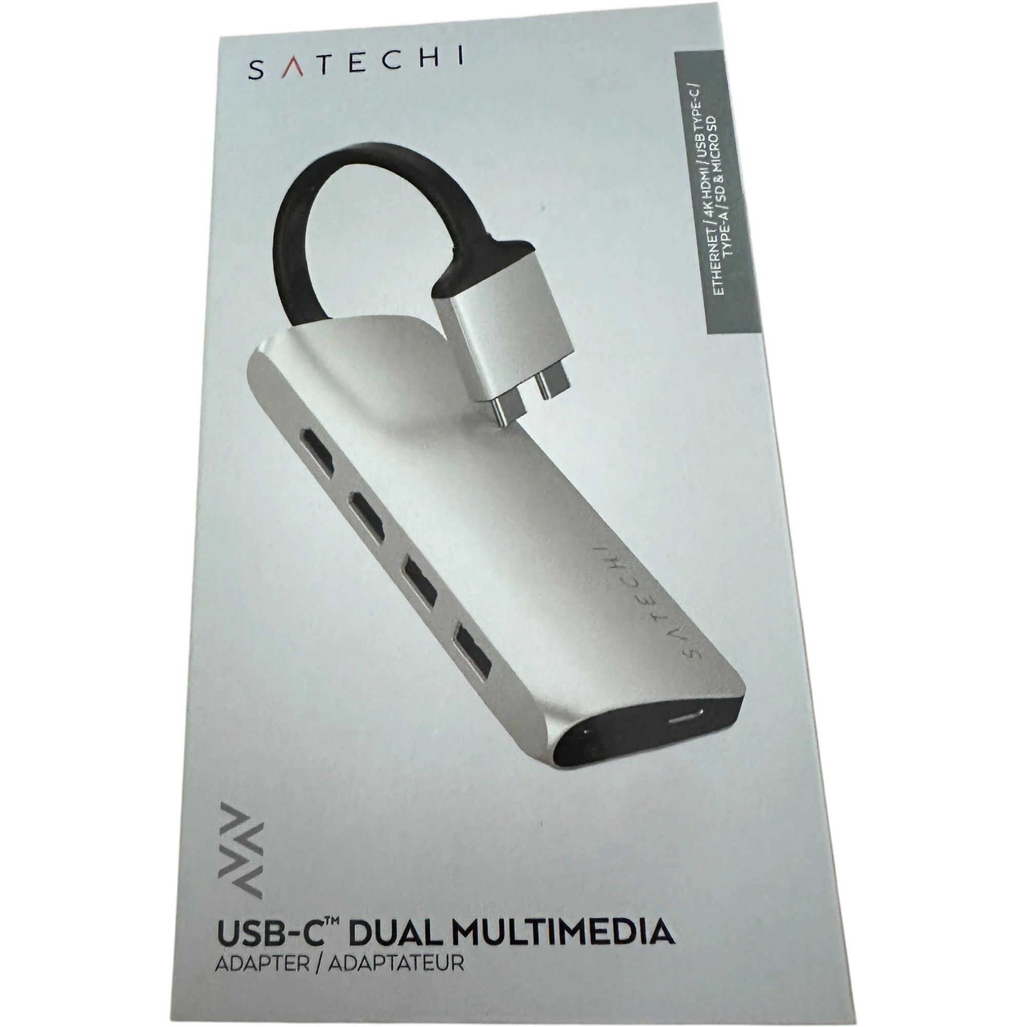 Satechi USB-C Dual Multimedia Adapter 2025 refurbished Grade Nieuw