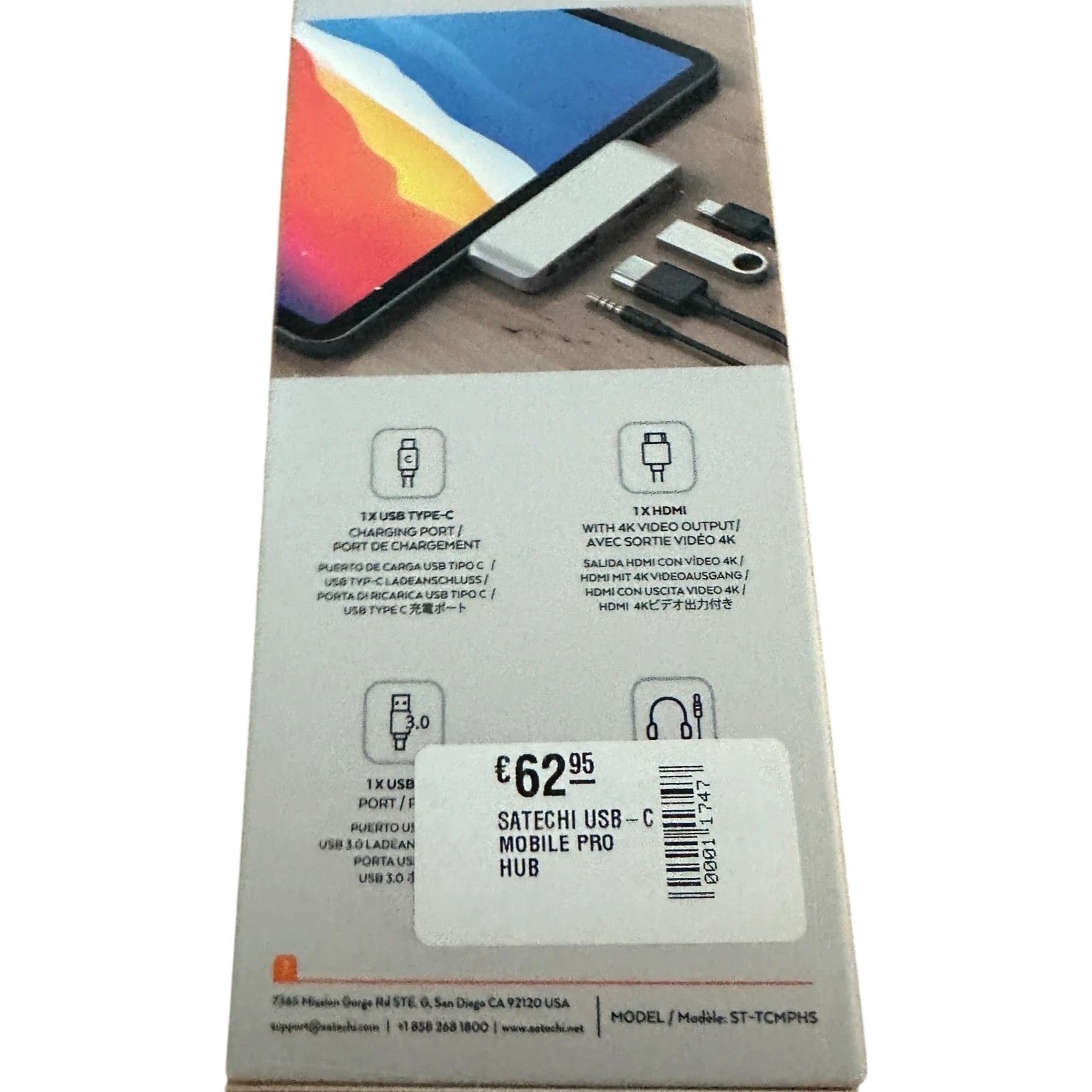 Satechi USB-C Mobile Pro Hub 2025 refurbished Grade Nieuw — foto 2
