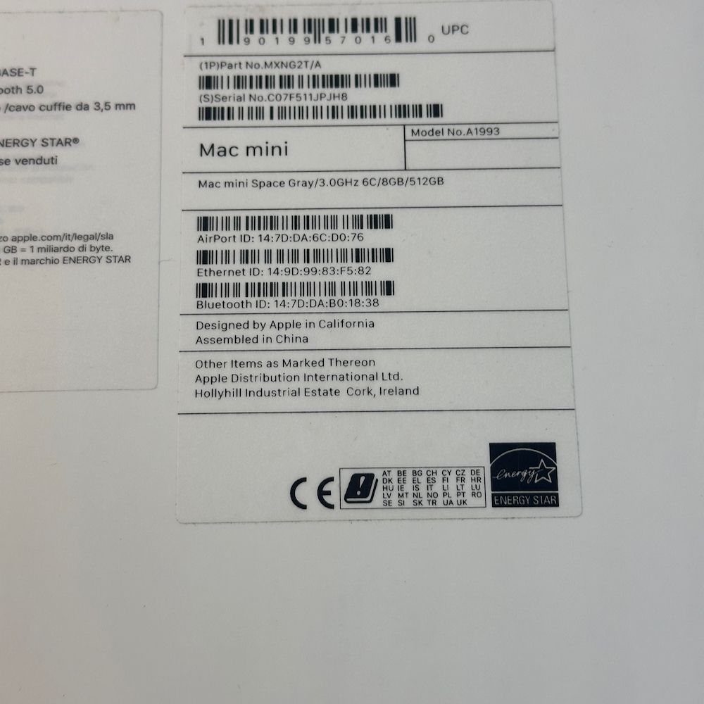 Mac mini 2018  2018 refurbished Grade A — foto 4